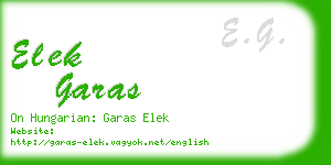 elek garas business card